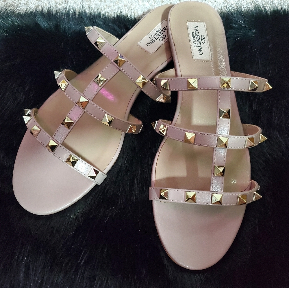 Valentino rock studs flats size 40